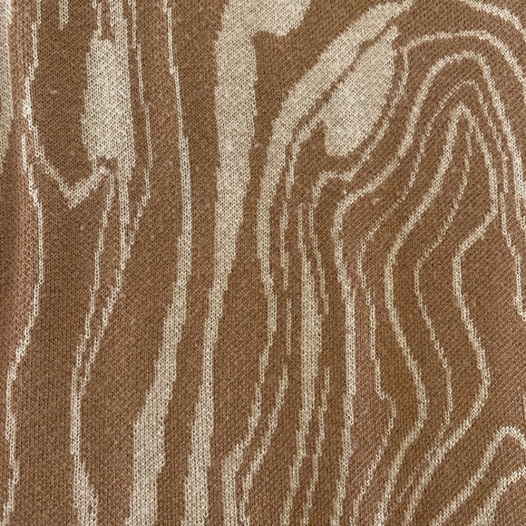 Revolve Paloma midi dress, brown & tan swirl - Picture 7 of 11